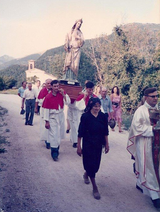 Santa Eurosia nella processione di San Felice